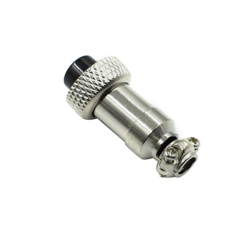 Hxchen 6 Pin Metal Male Female Panel Connector 12mm GX12-6P Silver Aviation Plug - (2 Sets) - Image 5